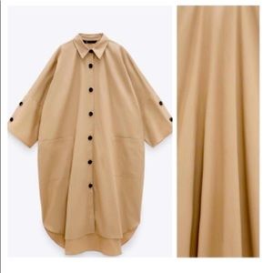 Zara Oversized Shirtdress Size M - L